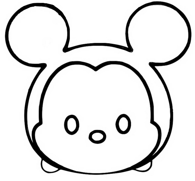 Kleurplaat Mickey Mouse (Mickey & Friends)