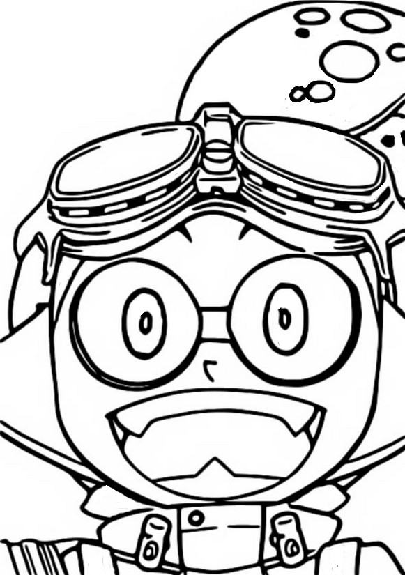 Coloring page Goggles