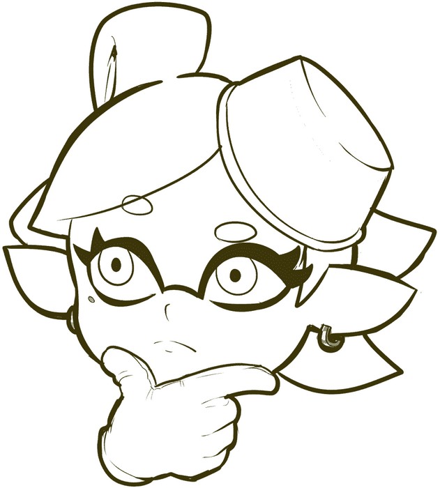 Coloring page Splatoon
