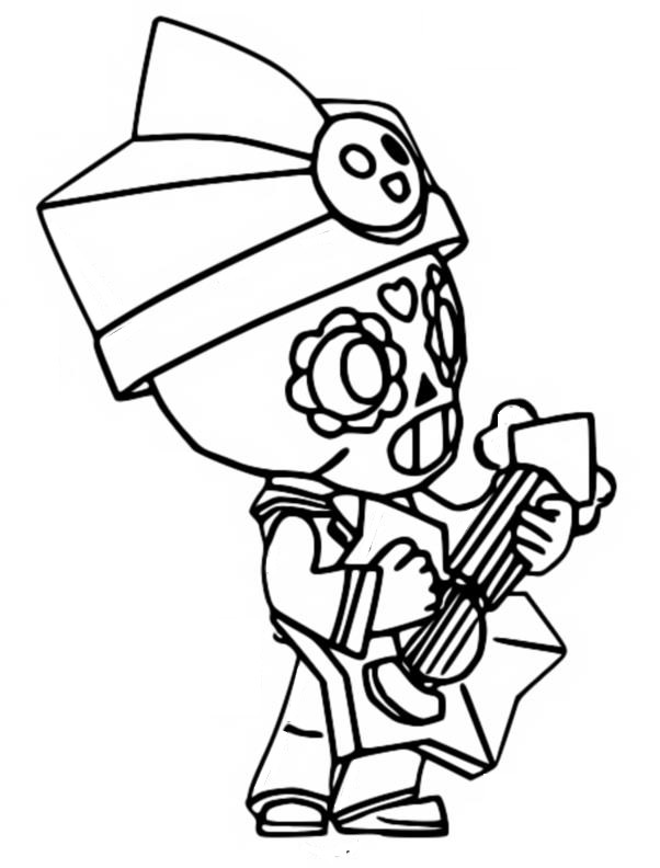 Coloring page Poco Starr