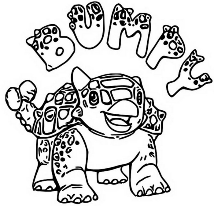 Coloring Page Jurassic World Camp Cretaceous Ankylosaurus Bumpy 13