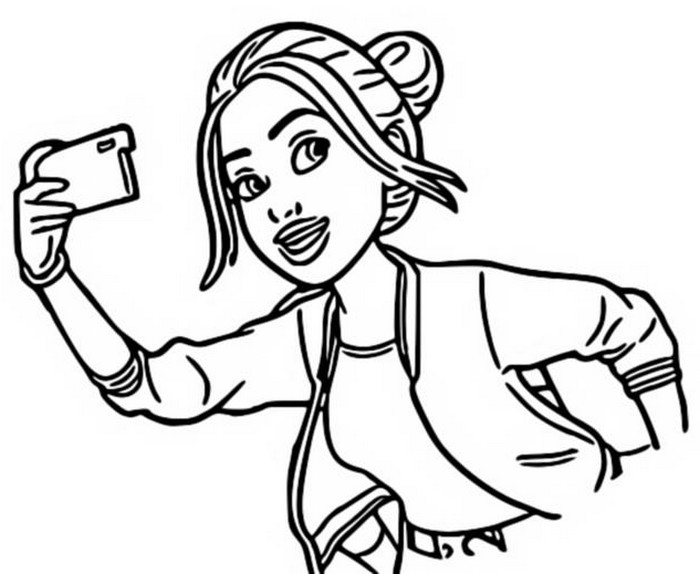 Coloring page Brooklynn