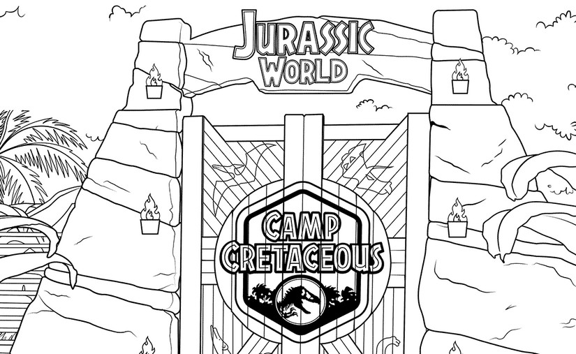 Disegno Da Colorare Jurassic World Camp Cretaceous Jurassic World Camp Creataceous 5