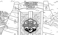 Kleurplaat Jurassic World - Camp Creataceous