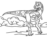Tulostakaa värityskuvia Carnotaurus