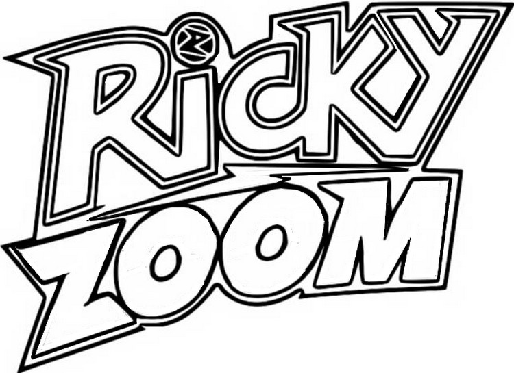 Coloring page Ricky Zoom : Logo 6