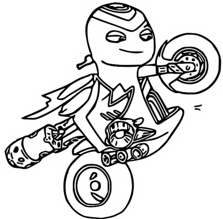 Coloring page Ricky Zoom : Steel Awesome 8