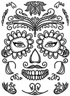 Coloring page Tattoo