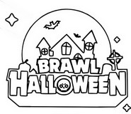 Desenho para colorir Brawl Halloween