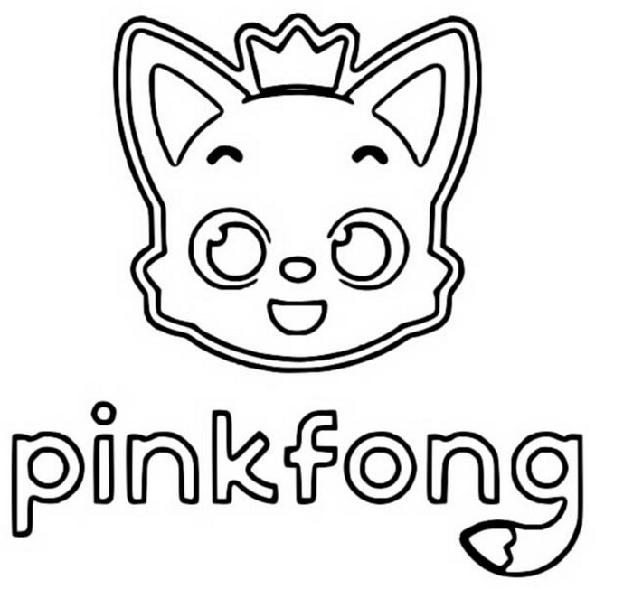 Desenho para colorir Pinkfong