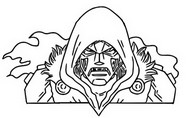 Coloring page Doctor Doom