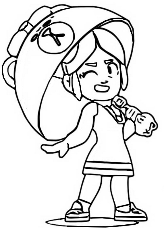 Desenho para colorir Piper Choco