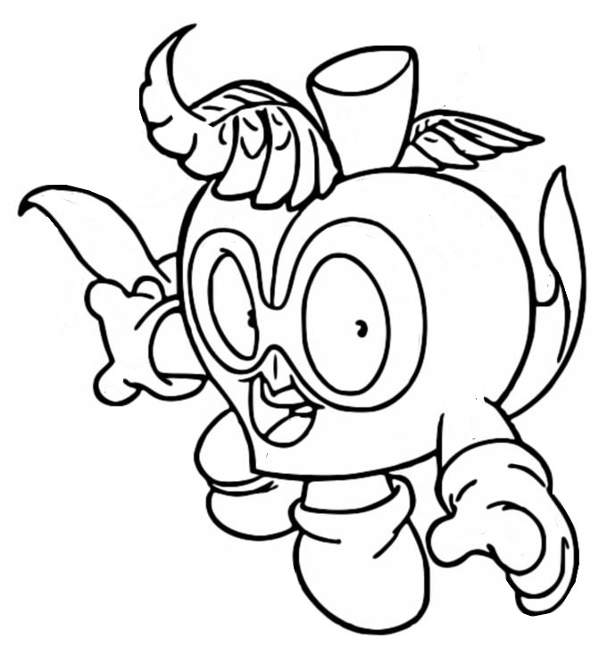 Coloring page Peachy Pack 340 Sky Runners