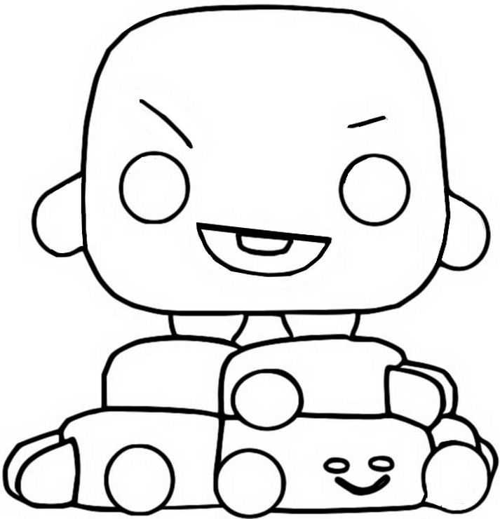 Coloring page Shooky