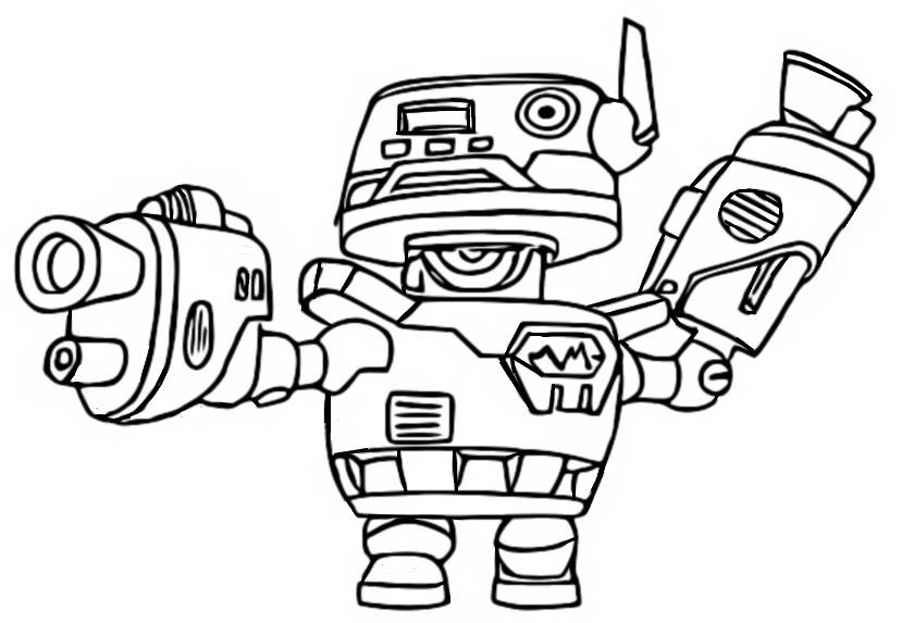 Coloring page D4R-RY1