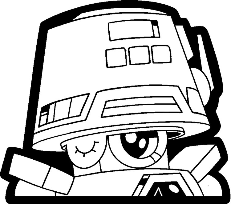 Coloring page D4R-RY1 icon
