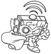 Coloring page Electric Squad 484 Circuitor