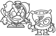 Coloring page Super Soft vs Ding Ring