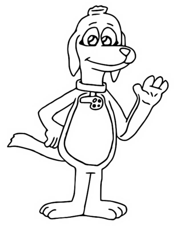 Coloring page Tag Barker