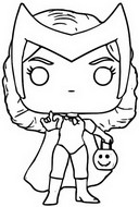 Coloring page Funko Pop Halloween