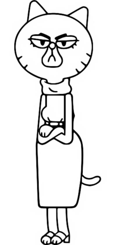 Coloring page Mary Senicourt