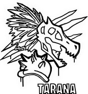 Coloring page Tarana (icon)