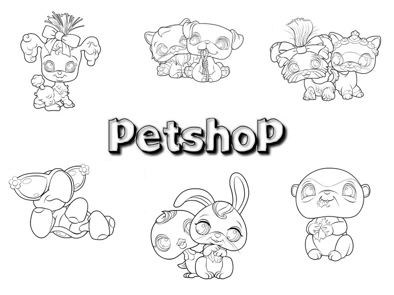 Dibujo para colorear Littlest Pet Shop