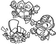 Coloring page Soccer Squad