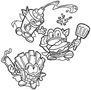 Coloring page Tasty Tactics