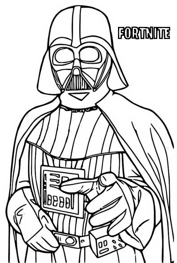 Desenho para colorir Darth Vader