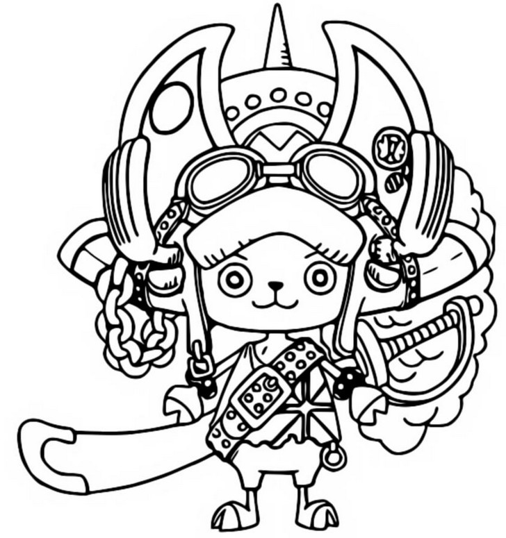 Coloring page Chopper