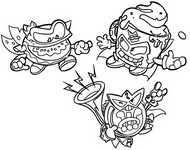 Coloring page Trouble Team