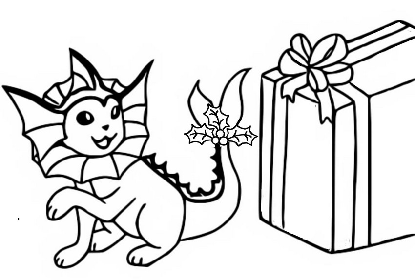 Coloring page Vaporeon