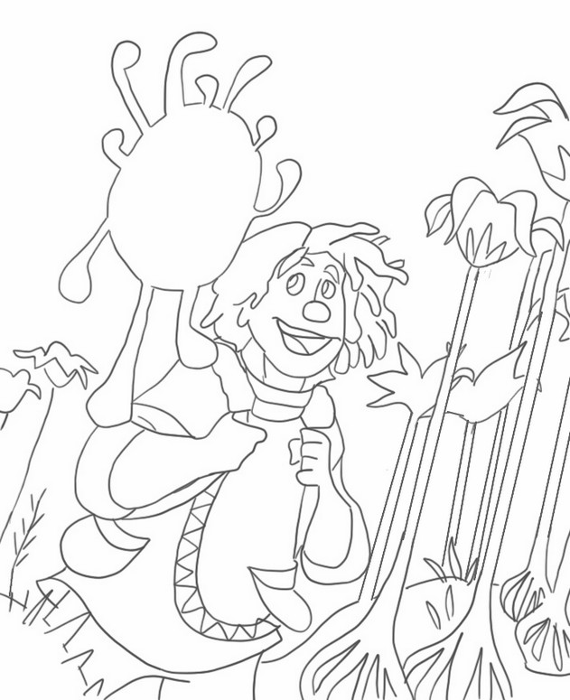 Coloring page Ethan Clade