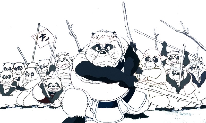 Coloring page Pompoko