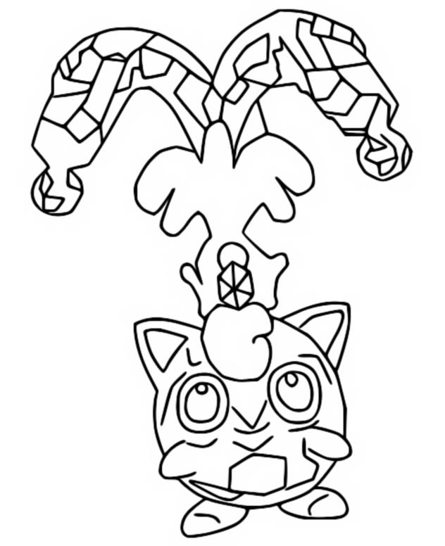 Desenho para colorir Jigglypuff