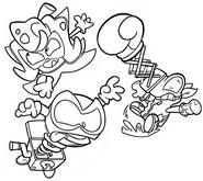 Coloring page Punch Liners