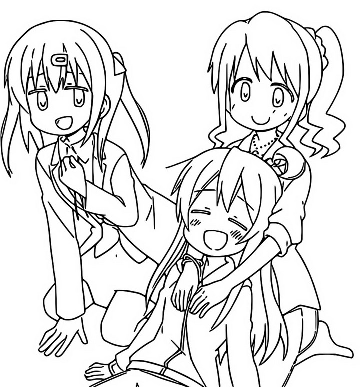 Coloring page Onimai: I'm Now Your Sister!