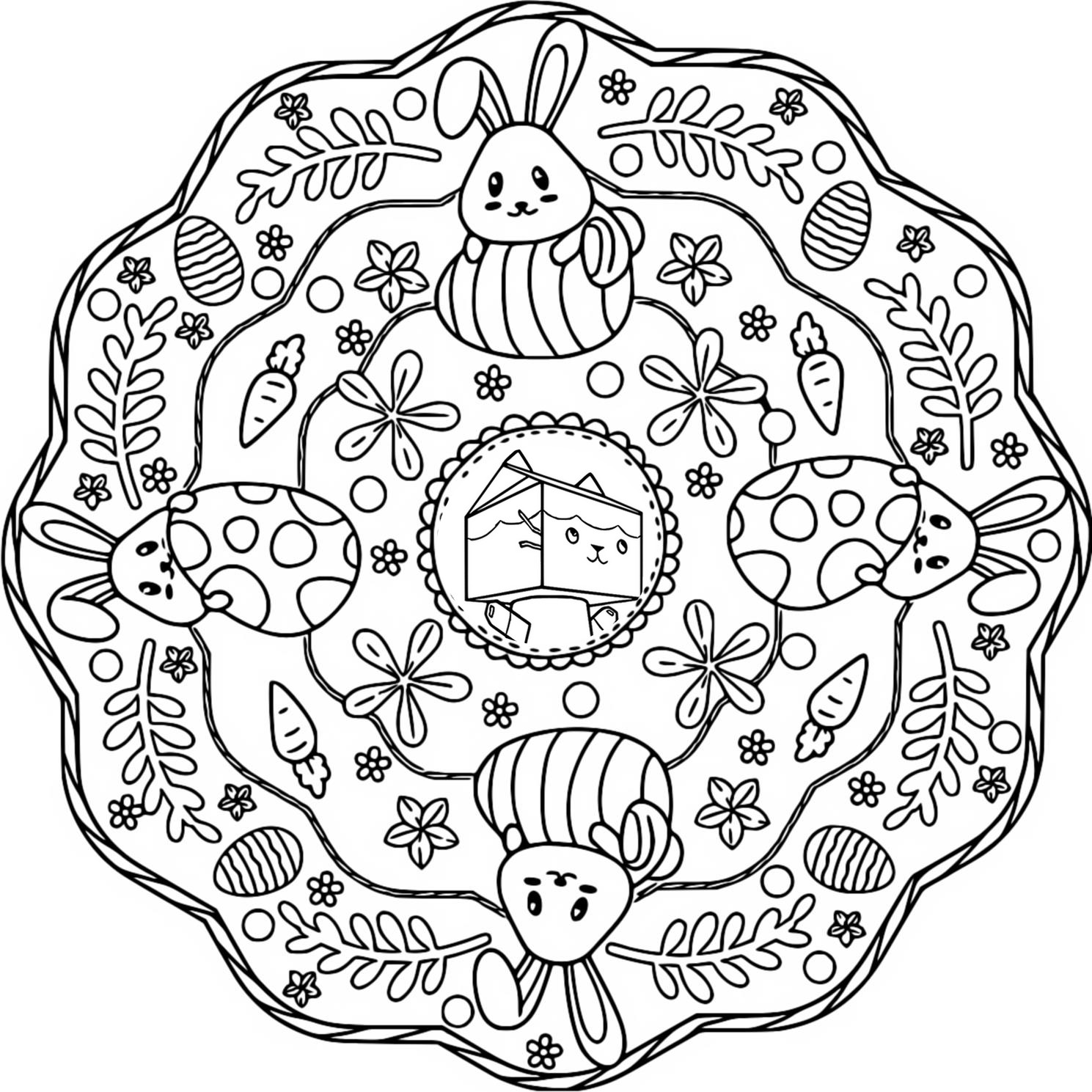Coloring page Baby Box