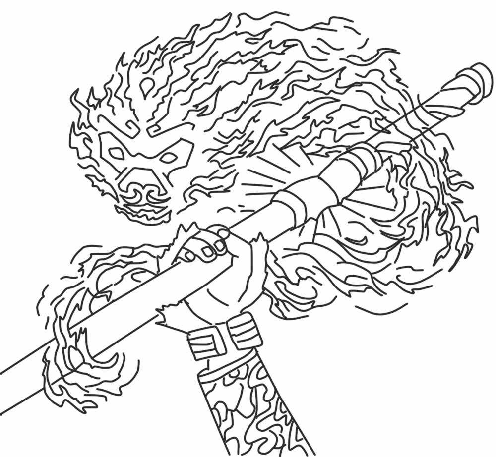 Coloring page American Born Chinese