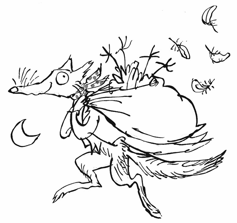 Desenho para colorir Fantastic Mr. Fox