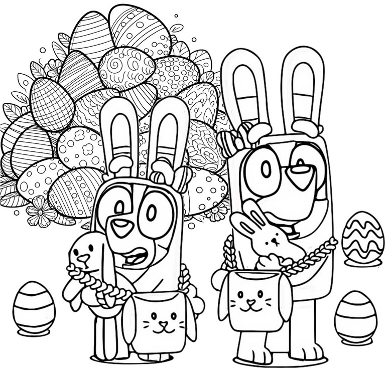 Coloring page Easter