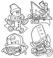 Coloring page Trick Threat