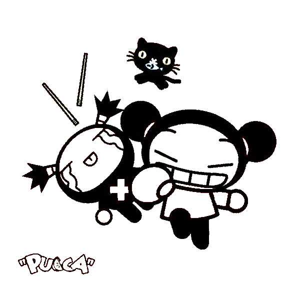 Coloring page Pucca