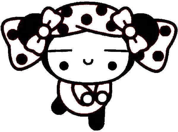 Coloring page Pucca