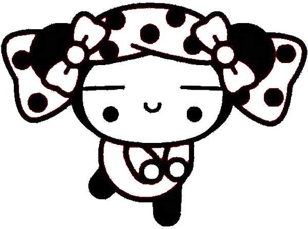 Disegno da colorare Pucca