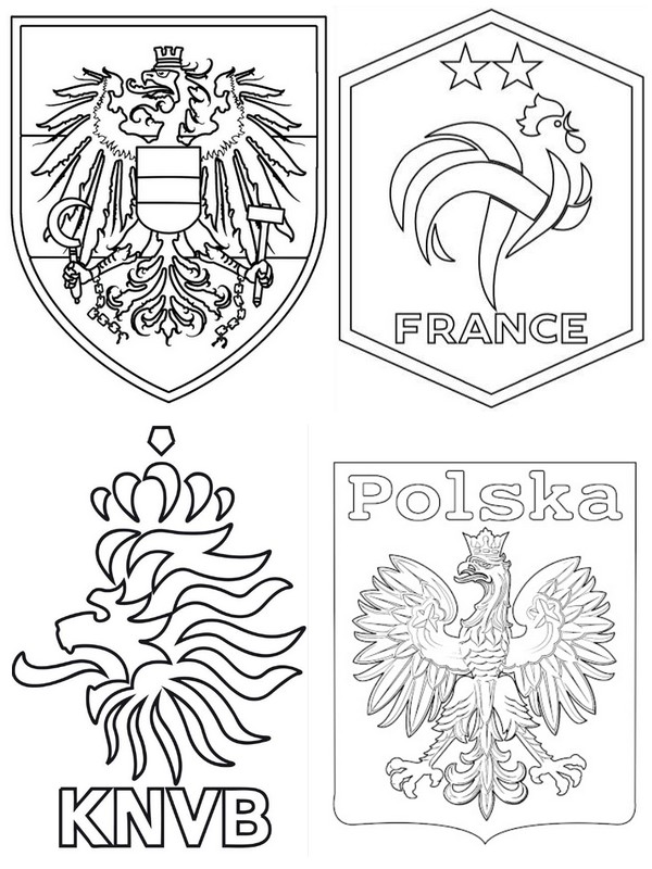 Coloring page Group D