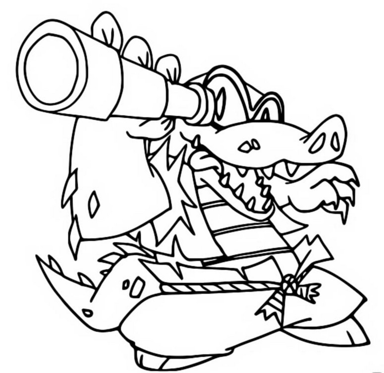 Coloring page Crooky Dale