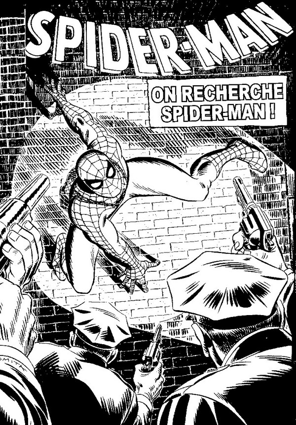 Kleurplaat Spiderman