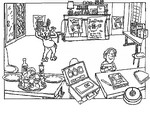 Coloring page Tom-Tom and Nana